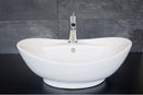 Eros GONDOLA - PULTRA ültethető - Top Counter - porcelán mosdó - 59 x 39 x 21 cm