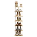 Többcélú polc, fehér/világos tölgy, ETUDA TYP 1