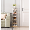 Többcélú polc, fehér/világos tölgy, ETUDA TYP 1