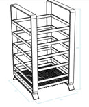 LAVEO evőeszköz tartó rács, fekete