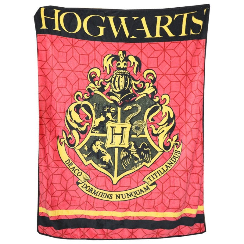 Harry Potter Crest coral fleece polár takaró 120x150cm, J-EMM5248361