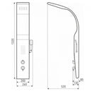 Enzo hidromasszázs zuhanypanel