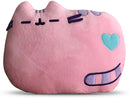 Pusheen cicás párna, fekvő Pusheen, 35x27cm, rózsaszín