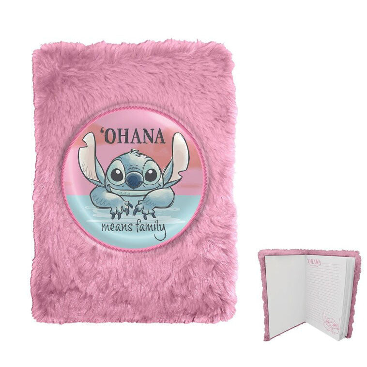 Disney Lilo és Stitch, A csillagkutya Cheeky plüss notesz A5, J-EWA00034ST