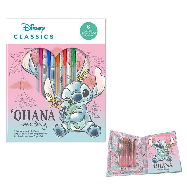 Disney Lilo és Stitch, A csillagkutya Cheeky notesz + zselés toll szett, J-EWA00035ST