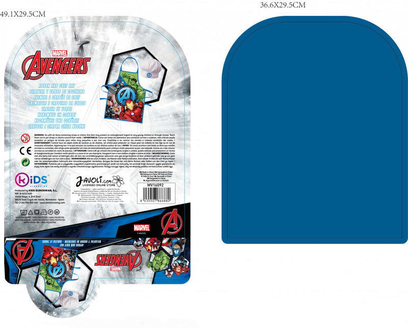 Bosszúállók Teammates gyerek kötény 2 darabos szett, J-EWA16092MV