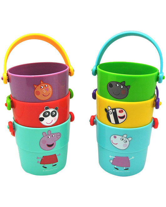 Peppa malac fürdőjáték 6 db-os, J-EWA17095PP