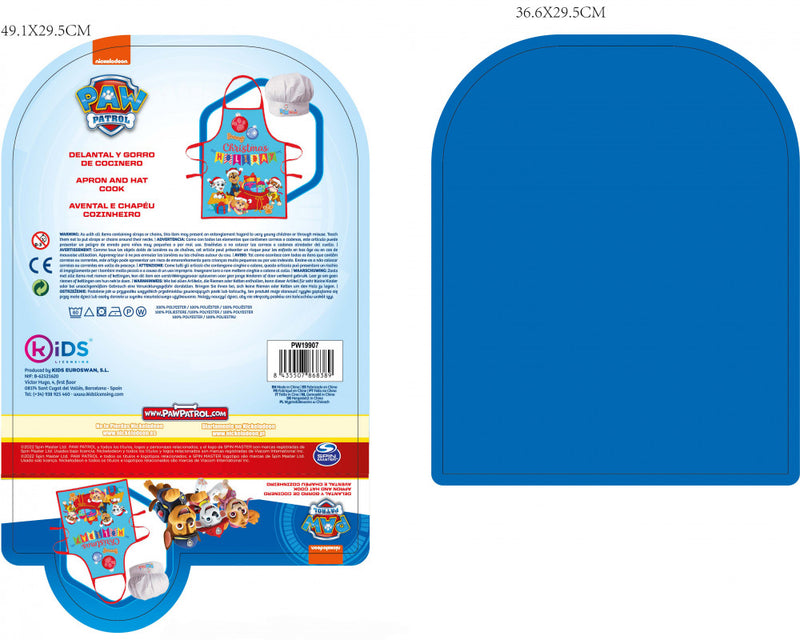 Mancs Őrjárat Holiday Karácsonyi gyerek kötény 2 darabos szett, J-EWA19907PW