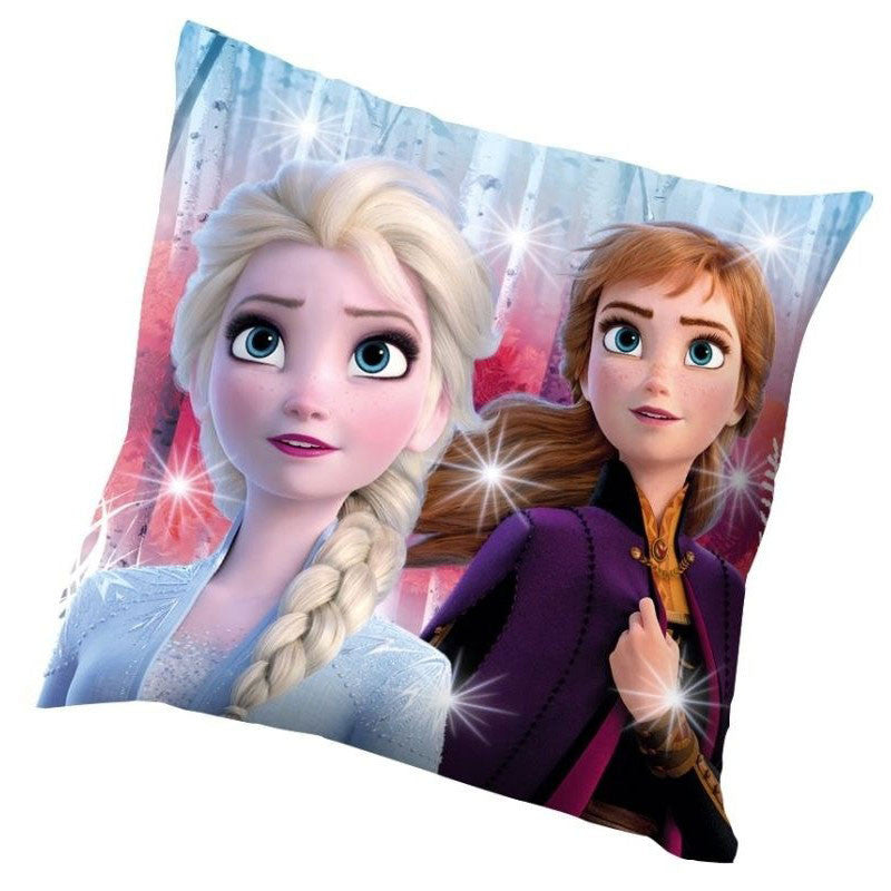 Disney Jégvarázs LED világító párna, díszpárna 40x40 cm, J-EWA20834WD