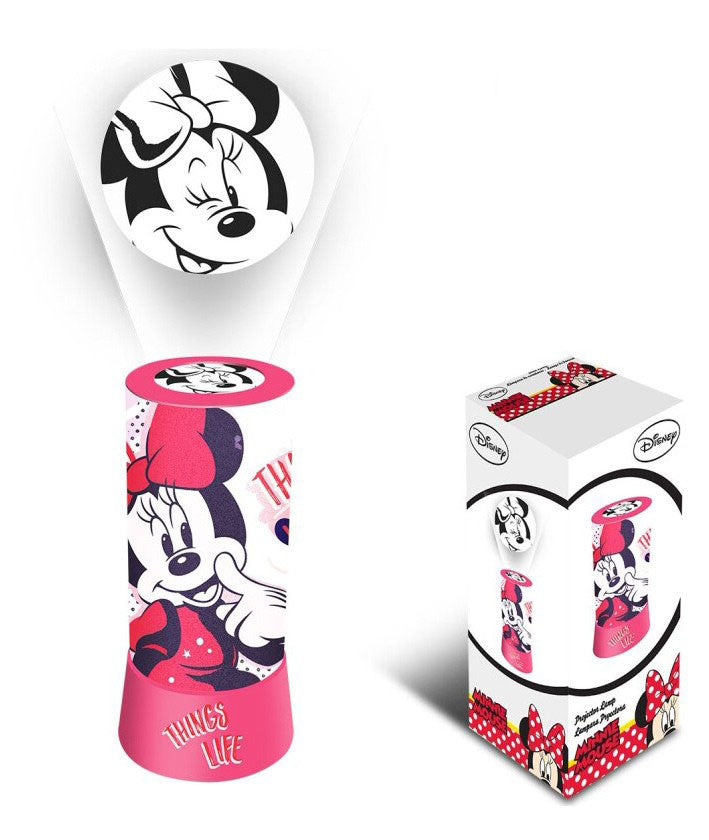 Disney Minnie 2 az 1-ben kivetítő, lámpa, éjszakai fény, J-EWA21240WD