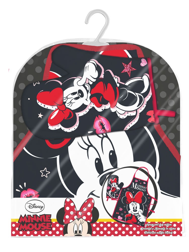 Disney Minnie Smooch női kötény 2 darabos szett, J-EWA21532WD
