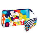 Disney Mickey gyerek neszeszer, tolltartó 3 rekeszes, J-EWA22088MK
