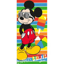 Disney Mickey Summer fürdőlepedő, strand törölköző 70x140cm, J-EWA235MK