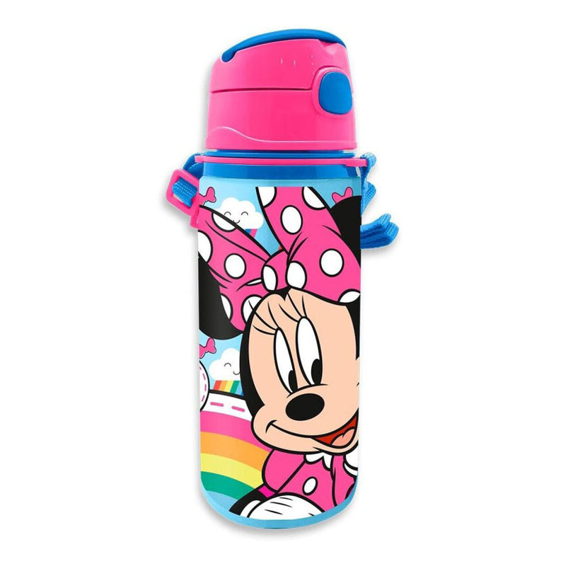 Disney Minnie alumínium kulacs akasztóval 600 ml, J-EWA30015MN