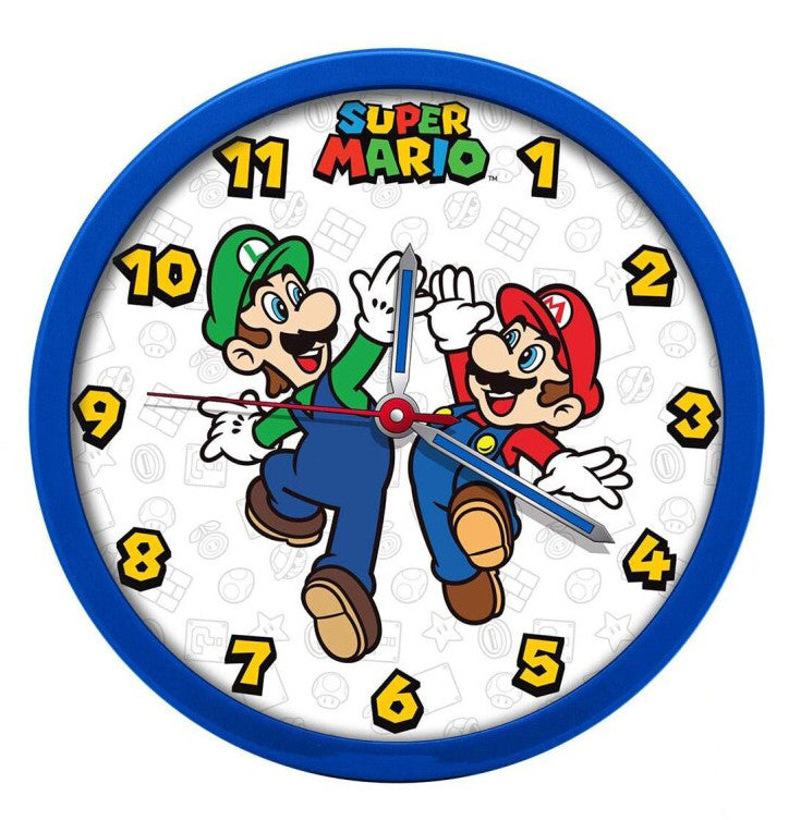 Super Mario Victory falióra 25 cm, J-EWA3063GSM