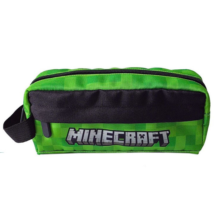 Minecraft 2 rekeszes tolltartó 23 cm, J-EWA356MCJC