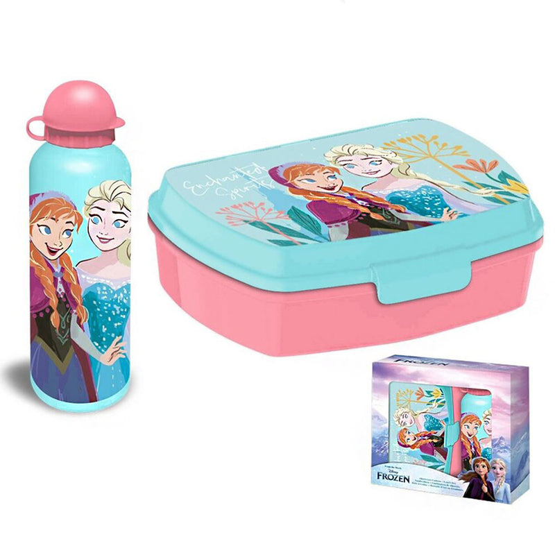 Disney Jégvarázs Enchanted szendvicsdoboz + alumínium kulacs szett, J-EWA50009FR