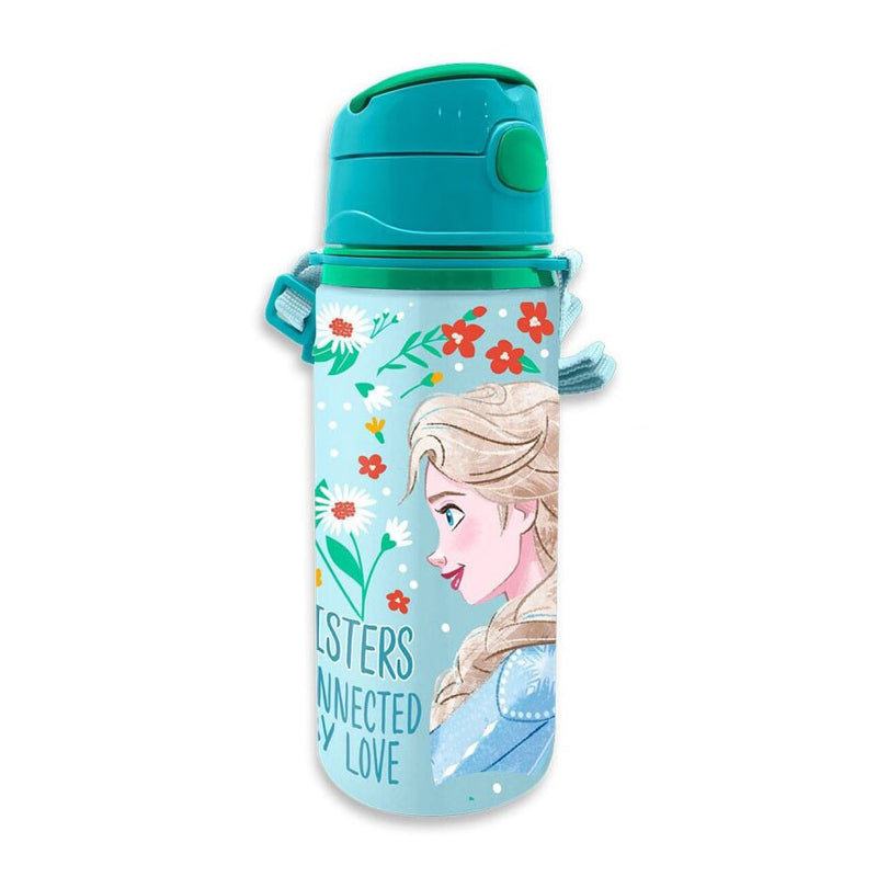 Disney Jégvarázs Enchanted alumínium kulacs akasztóval 600 ml, J-EWA50013FR