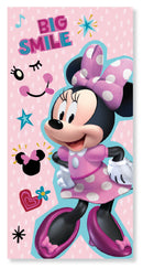 Disney Minnie Smile fürdőlepedő, strand törölköző 70x137 cm (Fast Dry), J-EXK334458