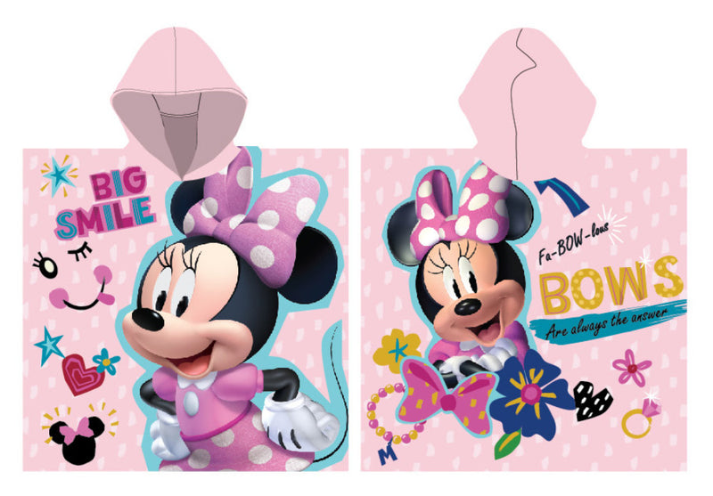 Disney Minnie Smile strand törölköző poncsó 55x110 cm (Fast Dry), J-EXK336018