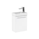 Fantastic alsó fürdőszoba bútor, mosdóval, fehér színben