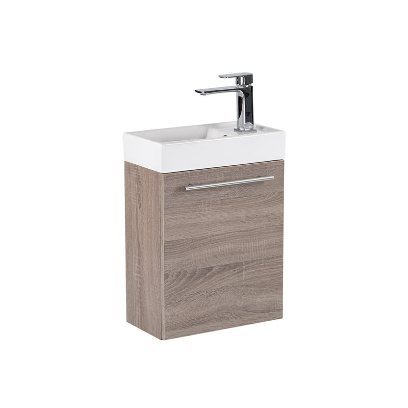 Fantastic fürdőszoba bútor Melanie tükörrel, yorki tölgy színben