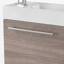 Fantastic fürdőszoba bútor Melanie tükörrel, yorki tölgy színben