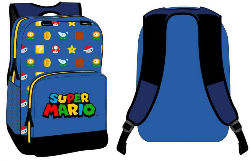 Super Mario hátizsák, táska 35 cm, J-FKC54955