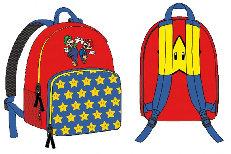 Super Mario hátizsák, táska 28 cm, J-FKC54956