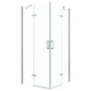 Flow Chrome szögletes nyílóajtós zuhanykabin 80 cm