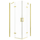 Flow Gold szögletes nyílóajtós zuhanykabin 90 cm