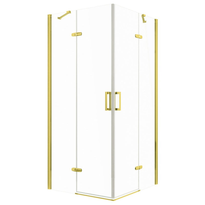 Flow Gold szögletes nyílóajtós zuhanykabin 90 cm