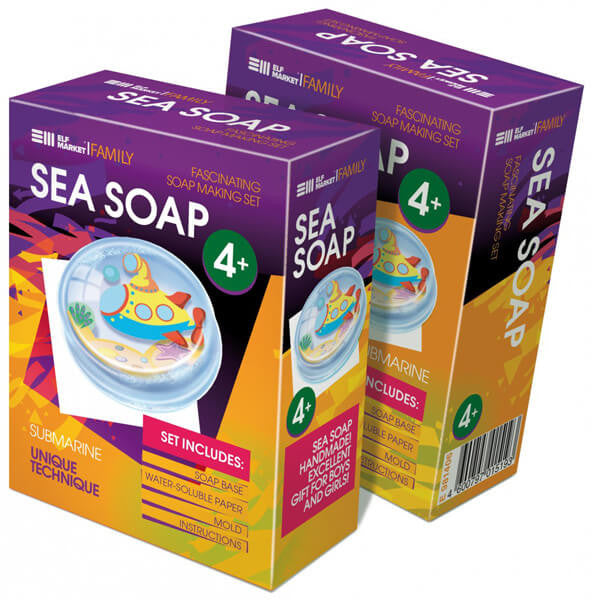 Szappankészítő készlet, Sea Soap, Tengeralattjáró, 4+