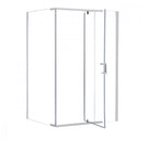 Leziter GALS80120 Galatro aszimmetrikus nyílóajtós zuhanykabin, 80x120x195 cm-es méretben