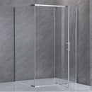 Leziter GALS80120 Galatro aszimmetrikus nyílóajtós zuhanykabin, 80x120x195 cm-es méretben