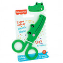 Fisher-Price Crocodile biztonsági olló 13 cm, J-GIM32100017