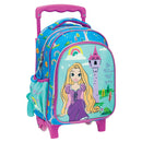 Disney Hercegnők Rapunzel gurulós ovis hátizsák, táska 30 cm, J-GIM33151072