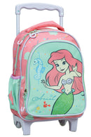 Disney Hercegnők Ariel gurulós ovis hátizsák, táska 30 cm, J-GIM33153072