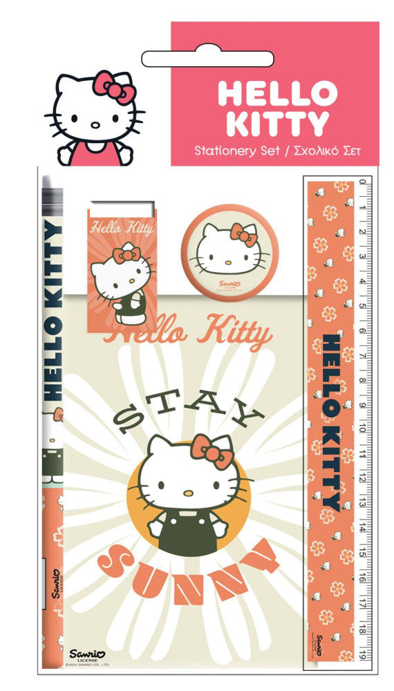 Hello Kitty Stay Sunny írószer szett 5 db-os, J-GIM33573755