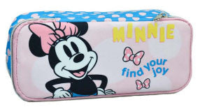 Disney Minnie Joy 2 rekeszes tolltartó 26 cm, J-GIM34038144