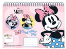 Disney Minnie Joy A/4 spirál vázlatfüzet 30 lapos, J-GIM34038413