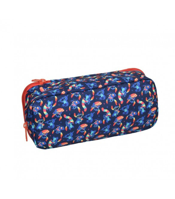 Disney Lilo és Stitch, A csillagkutya Chillin' 2 rekeszes tolltartó 23,5 cm, J-GIM34200144