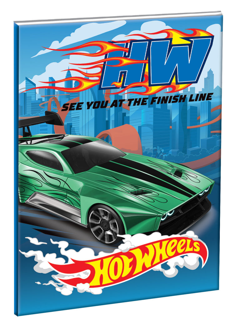 Hot Wheels Race B/5 vonalas füzet 40 lapos, J-GIM34928400