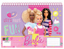 Barbie Happy Thoughts A/4 spirál vázlatfüzet, 30 lapos, J-GIM34984413