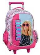 Barbie Summer gurulós iskolatáska, táska 46 cm, J-GIM34986074
