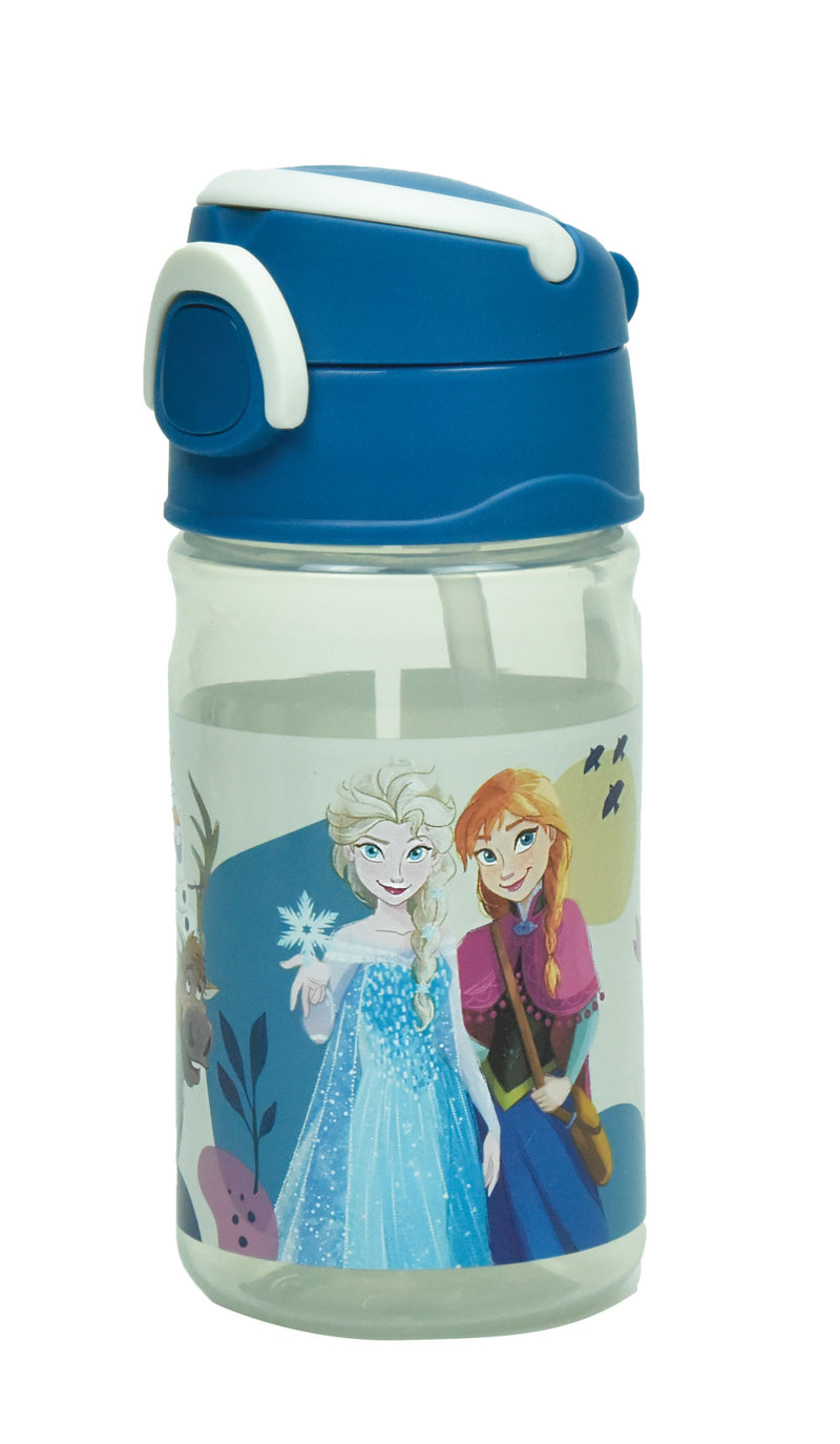 Disney Jégvarázs Together műanyag kulacs akasztóval 350 ml, J-GIM55139204