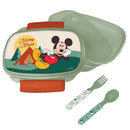 Disney Mickey Nature szendvicsdoboz + evőeszköz szett, J-GIM55315276