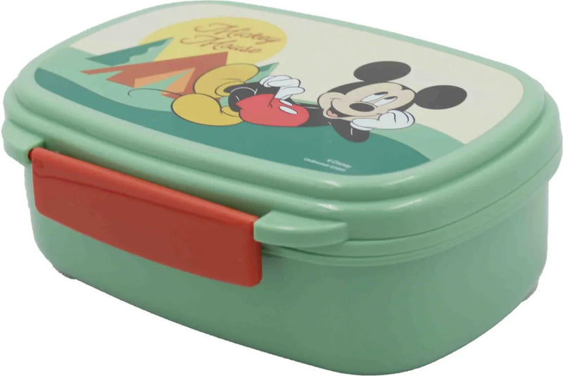 Disney Mickey Nature szendvicsdoboz + evőeszköz szett, J-GIM55315276