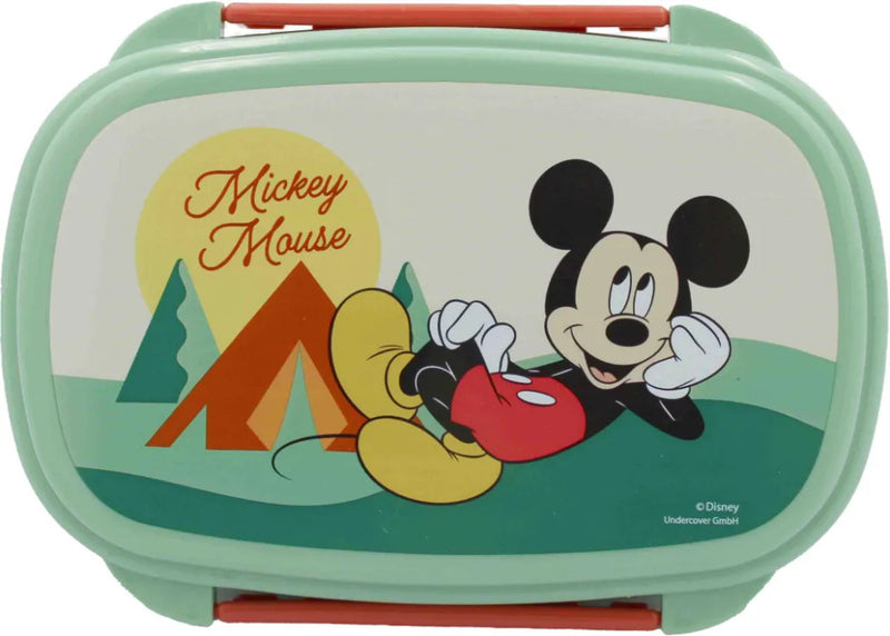 Disney Mickey Nature szendvicsdoboz + evőeszköz szett, J-GIM55315276