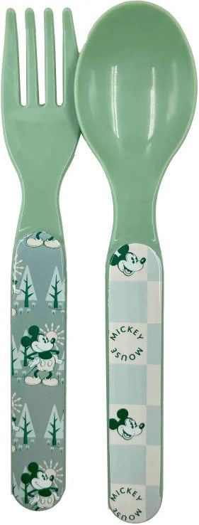 Disney Mickey Nature szendvicsdoboz + evőeszköz szett, J-GIM55315276